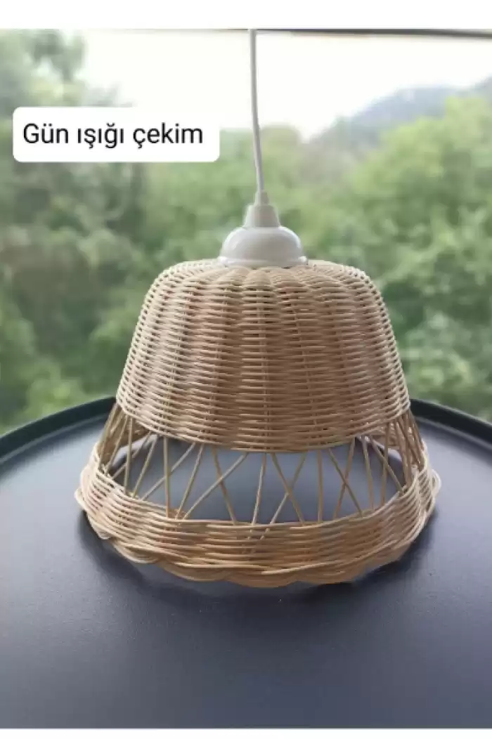 ARCE YAŞAM Rattan Avize Hasır Bambu Örgü - store.datakale.com