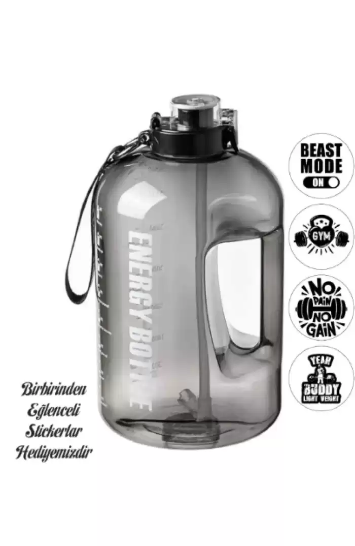 Suhvee Sporcu Su Matarası Su Matarası Bpa Free 2.5L Suluk Gym Matara - store.datakale.com